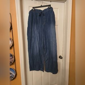 Nine West Blue Wide Leg Jeans Size 2xl
